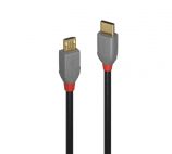LINDY LNY-36891 :: 1m USB 2.0 Type C to Micro-B Cable, Anthra Line