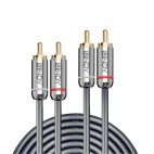 LINDY LNY-35346 :: Dual Phono Audio Cable, Cromo Line, 2m