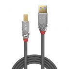 LINDY LNY-36662 :: USB 3.0 кабел, 1x Type A M, 1x Type B M, Cromo Line, 2 м