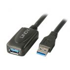 LINDY LNY-43155 :: USB 3.0 активен удължителен кабел, 5 м