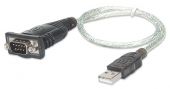MANHATTAN 205146 :: Конвертор USB към Serial RS232 DB9 x 1, 45 см