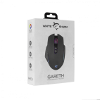 WHITE SHARK GARETH-B :: Геймърска мишка GARETH, 6400dpi, черна