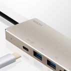 ATEN UH3239 :: USB-C Multiport докинг станция с Power Pass-Through