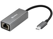 SANDBERG SNB-136-04 :: Мрежов адаптер USB-C към Gigabit LAN