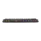 WHITE SHARK GK-2106 :: Геймърска TKL клавиатура Commandos, механична, червени суичове, черна
