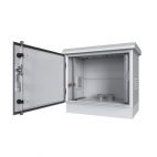 MIRSAN MR.IP66D60409U.03 :: IP66 outdoor шкаф, 19", 600 x 400 x 505 мм / 9U, D=400 мм, двойни стени, бял