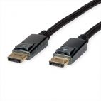 ROLINE 11.04.5868 :: DisplayPort кабел, v1.4, DP-DP, M/M, черно/сиво, 3.0 м