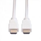 ROLINE 11.99.5702 :: VALUE HDMI High Speed Cable + Ethernet, M/M, white, 2 m
