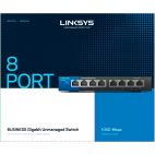 Linksys LGS108-RTL :: 8-Port Small Business Desktop Gigabit Switch
