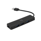 SBOX H-504 :: USB 3.0 хъб, 4 порта, черен