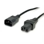VALUE 19.99.1120 :: Power Cable IEC320/C14 Male - C15 Female, black, 0.5 m