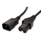 VALUE 19.99.1121 :: Power Cable IEC320/C14 Male - C15 Female, black, 1 m
