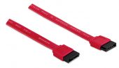 MANHATTAN 340700 :: SATA кабел, 7-Pin М/М, 50 cm, червен цвят
