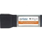 MANHATTAN 151405 :: ExpressCard/34 адаптер за 2x USB 3.0 порта