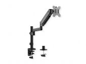 VALUE 17.99.1181 :: Single Monitor Arm, Pole Mount, 4 Joints, Desk Clamp
