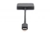 DIGITUS DS-45338 :: 2-Port MST Video Hub USB-C - 2x HDMI 2.0, 4K/60Hz 