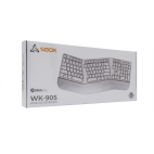 SBOX WK-905 :: KEYBOARD ERGO Line, Wireless, Beige