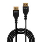 LINDY LNY-36461 :: Slim DisplayPort 1.4 Cable, 8K/60Hz, 1m
