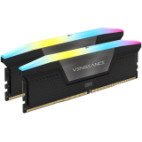 Corsair DDR5, 5600MT/s 64GB 2x32GB DIMM, Unbuffered, 40-40-40-77, Std PMIC, XMP 3.0, VENGEANCE RGB DDR5 Black Heatspreader, Black PCB, 1.25V EAN: 0840006679660