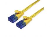 VALUE 21.99.2034 :: Cable UTP Cat.6A (Class EA), extra-flat, yellow, 1.5m