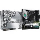 ASROCK Main Board Desktop B550M STEEL LEGEND (4xDDR4, HDMI/DP , PCIe 3.0 x16, PCIe 2.0 x1, 2xM.2, 4 SATA3, USB, 1xCOM Port Header)mATX, retail