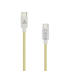 SBOX TYPEC-1-Y :: Кабел USB TYPE C M към USB TYPE C M, 60W, 1м, жълт