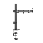 SBOX LCD-351/1-2 :: Стойка за плот, 1x LCD 13-32“ до 8kg, VESA:75x75, 100x100, черна 