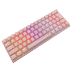 WHITE SHARK WAKIZASHI-US-P-BLUE.SW :: MECHANICAL KEYBOARD, GK-002421 WAKIZASHI, blue switches, pink