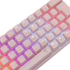 WHITE SHARK WAKIZASHI-US-P-BLUE.SW :: MECHANICAL KEYBOARD, GK-002421 WAKIZASHI, blue switches, pink