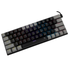 WHITE SHARK WAKIZASHI-US-B-G-RED.SW :: MECHANICAL KEYBOARD, GK-002111 WAKIZASHI, red switches, black-grey