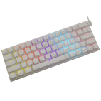 WHITE SHARK WAKIZASHI-US-W-BLUE.SW :: MECHANICAL KEYBOARD, GK-002221 WAKIZASHI, blue switches, white