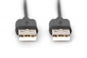 ASSMANN AK-300100-010-S :: Cable USB 2.0 A-A M/M 1.0m, black