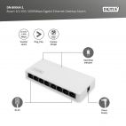 DIGITUS DN-80064-1 :: Switch 8 port, Gigabit, Unmanaged