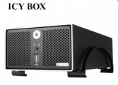 ICYBOX IB-NAS4220-B :: Мрежово устройство за съхранение, две 3.5" гнезда за HDD, гигабитов интерфейс
