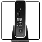 ICYBOX IB-361StUS-B-BL :: Външна кутия за 3.5" SATA HDD, алуминиева, светещ панел, USB 2.0 & eSATA интерфейс