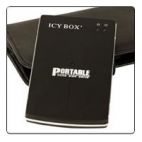 ICYBOX IB-250U-B :: Външна кутия за 2.5" IDE HDD, компактен алуминиев корпус, USB 2.0 интерфейс