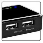 ICYBOX IB-LAN104 :: Мрежов USB хъб за 4 USB устройства