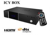 ICYBOX IB-MP305A-B :: Мултимедиен мрежов HD плейър