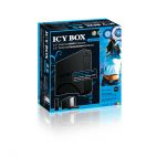 ICYBOX IB-366StUS2-B :: Външна кутия за 3.5" SATA HDD, алуминиева, USB 2.0 & eSATA интерфейс