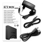 ICYBOX IB-366StUS2-B :: Външна кутия за 3.5" SATA HDD, алуминиева, USB 2.0 & eSATA интерфейс