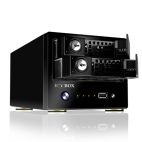 ICYBOX IB-NAS6220 :: Мрежово устройство за съхранение с медиа сървър, 2x 3.5" SATA HDD, гигабитов интерфейс, DLNA