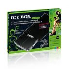 ICYBOX IB-250StU3-BH :: USB 3.0 Външна кутия за 2.5" SATA HDD, алуминиева, с калъф, 12.5 мм