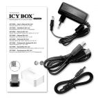 ICYBOX IB-112StUS2-B :: Външна докинг станция за 2.5" & 3.5" SATA дискове; тип тостер, USB 2.0 & eSATA интерфейс