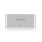 ICYBOX IB-111StUS2-Wh :: Външна докинг станция за 2.5" и 3.5" SATA HDD, тип тостер, USB 2.0 интерфейс