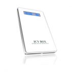 ICYBOX IB-220U-Wh :: USB 2.0 Външна кутия за 2.5" IDE HDD, алуминиева