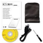 ICYBOX IB-220U-Wh :: USB 2.0 enclosure for 2.5'' IDE HDDs, aluminium