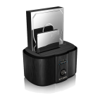 ICYBOX IB-124CL-U3 :: USB 3.0 Docking Station, 2.5/3.5" SATA I/II/III, USB 3.0 UASP, HDD Cloning + JBOD