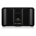 ICYBOX IB-124CL-U3 :: USB 3.0 Docking Station, 2.5/3.5" SATA I/II/III, USB 3.0 UASP, HDD Cloning + JBOD