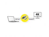 VALUE S3732-10 :: Кабел Type C - DisplayPort, 1.2, 4K, M/M, 1.0 м