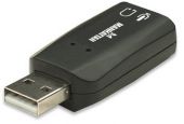 MANHATTAN 150859 :: Hi-Speed USB 3-D Sound Adapter